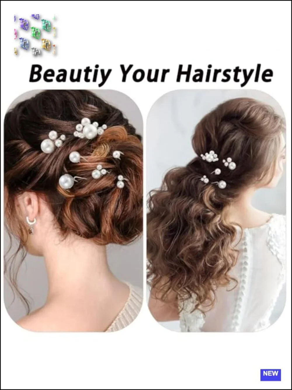 12 Handmade Pearl Hair Pins for Wedding, Bridal Hairstyles, Hair Accessories,
